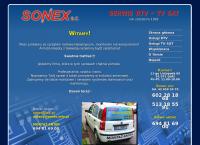 Strona internetowa z Sonex SC