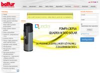 Strona internetowa z Baltur