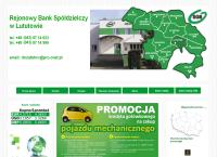 Strona internetowa z Rejonowy Bank Spółdzielczy