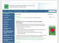 Strona internetowa z Stowarzyszenie Księgowych. Oddział Okręgowy