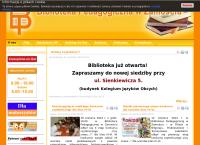Strona internetowa z Biblioteka Pedagogiczna
