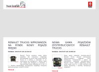 Strona internetowa z Truck Centrum Marcin Kwiatkowski