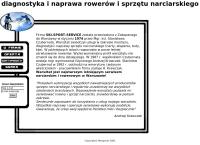 Sport-Service. Narty, Rakiety Tenisowe, Rowery. Krawczak A., Mgr