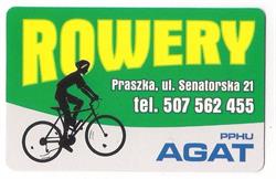 Agat. Sklep Rowerowy. Części, Naprawa