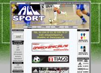 Strona internetowa z All Sport Sp. z o.o.
