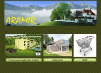 Strona internetowa z Aramir