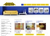 Strona internetowa z Arka Dom