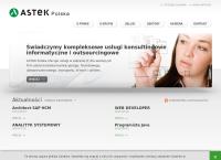 Strona internetowa z Astek Polska. Sp. Z O.o.
