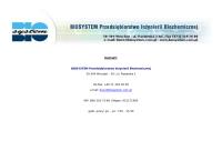 Biosystem. Usługi Projektowe