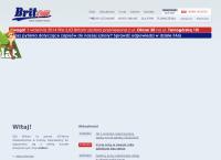 Strona internetowa z Britam. Szkoła Języków Obcych