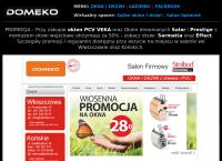 Strona internetowa z Domeko Centrum Budowlane