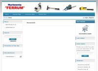 Strona internetowa z Ferrum