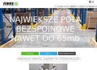Strona internetowa z Fibre System. Sp. Z O.o.