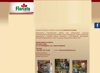 Strona internetowa z Florista. Kwiaciarnia