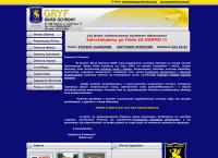 Strona internetowa z Gryf. Biuro ochrony