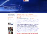 Strona internetowa z Wmpnet. Śliwiński M.
