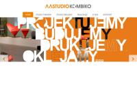 Strona internetowa z AA Studio Kombiko. Stoiska Targowe. Tablice Reklamowe, Grafika