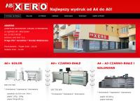 Strona internetowa z Abxero