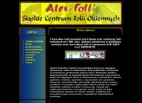 Strona internetowa z Alex-Foll. Folie okienne, antywłamaniowe, samochodowe