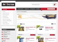 Strona internetowa z AR System. Frelkiewicz A.