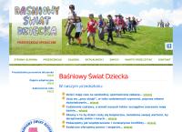 Strona internetowa z Przedszkole - Baśniowy Świat Dziecka