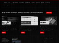 Strona internetowa z Czapla Salon broni Gdańsk