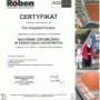 Certyfikat dekarz dachbud