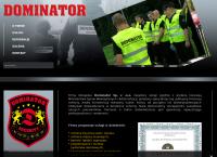 Strona internetowa z Dominator Sp. Z O.o.