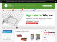 Strona internetowa z Dora Wyposażenie Sklepów i Lokali Gastronomicznych