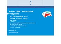 Firma Pak. Prószyński F.
