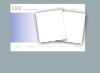 Strona internetowa z \"Lex\" Kancelaria Prawna Barbara Gawrońska