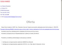 Giga Hard. Telewizja przemysłowa, domofony, systemy alarmowe