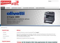 Strona internetowa z Gregpol. FHU. Gawle G.