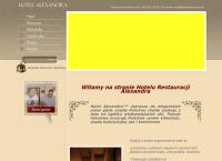 Strona internetowa z Alexandra. Hotel, Restauracja ***