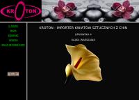 Kroton. Importer Sztucznych Kwiatów, Artykułów Dekoracyjnych, Świątecznych
