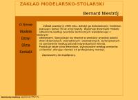 Niestrój Bernard. Zakład Modelarsko - Stolarski
