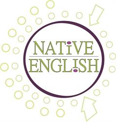 "native English"