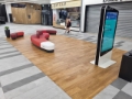 Profesjonalna renowacja drewnianej podłogi w Focus Mall Zielona Góra