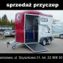 Przyczepa dwukonna z przednim wyjściem