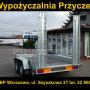 Wypożyczalnia Przyczep Warszawa pod małe koparki