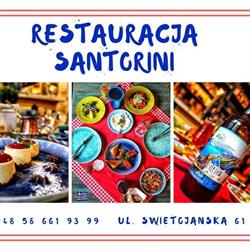 Santorini. Restauracja grecka