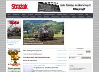 Strona internetowa z Strażak. Redakcja