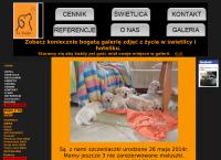 Strona internetowa z Hotel dla zwierząt \" Ta Bajka\" W Konstantynie K/Łodzi