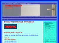 Strona internetowa z \"tomex\"