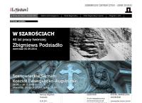 Strona internetowa z Sosnowieckie Centrum Sztuki \"Zamek Sielecki\"