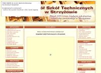 Strona internetowa z Zespół Szkół