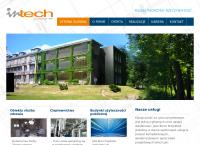 Strona internetowa z Intech. Sp. Z O.o.