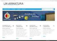 Strona internetowa z Lm-Armatura