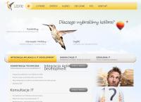 Strona internetowa z Itzone