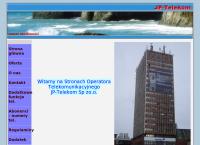 Strona internetowa z Jp-Telekom. Sp. Z O.o.
